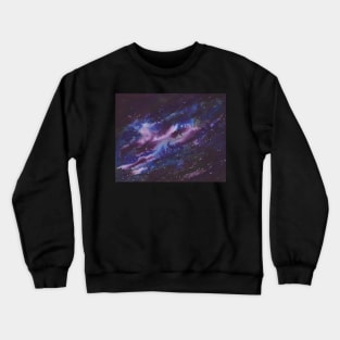 Ultramarine Violet Galaxy Dreamscape Crewneck Sweatshirt